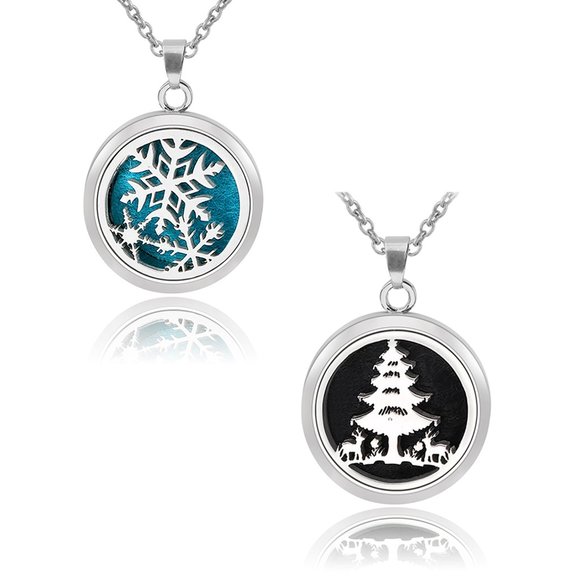 Aromatherapy Stainless Steel Necklace & Bracelets - Picture 4 of 6